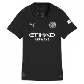 Manchester City Fodboldtrøjer Dame Udebane 2025-26 Kort ærmer